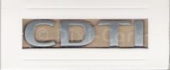 OPEL ASTRA H ARKA BAGAJ CTDİ YAZISI GM ORJİNAL 5177347