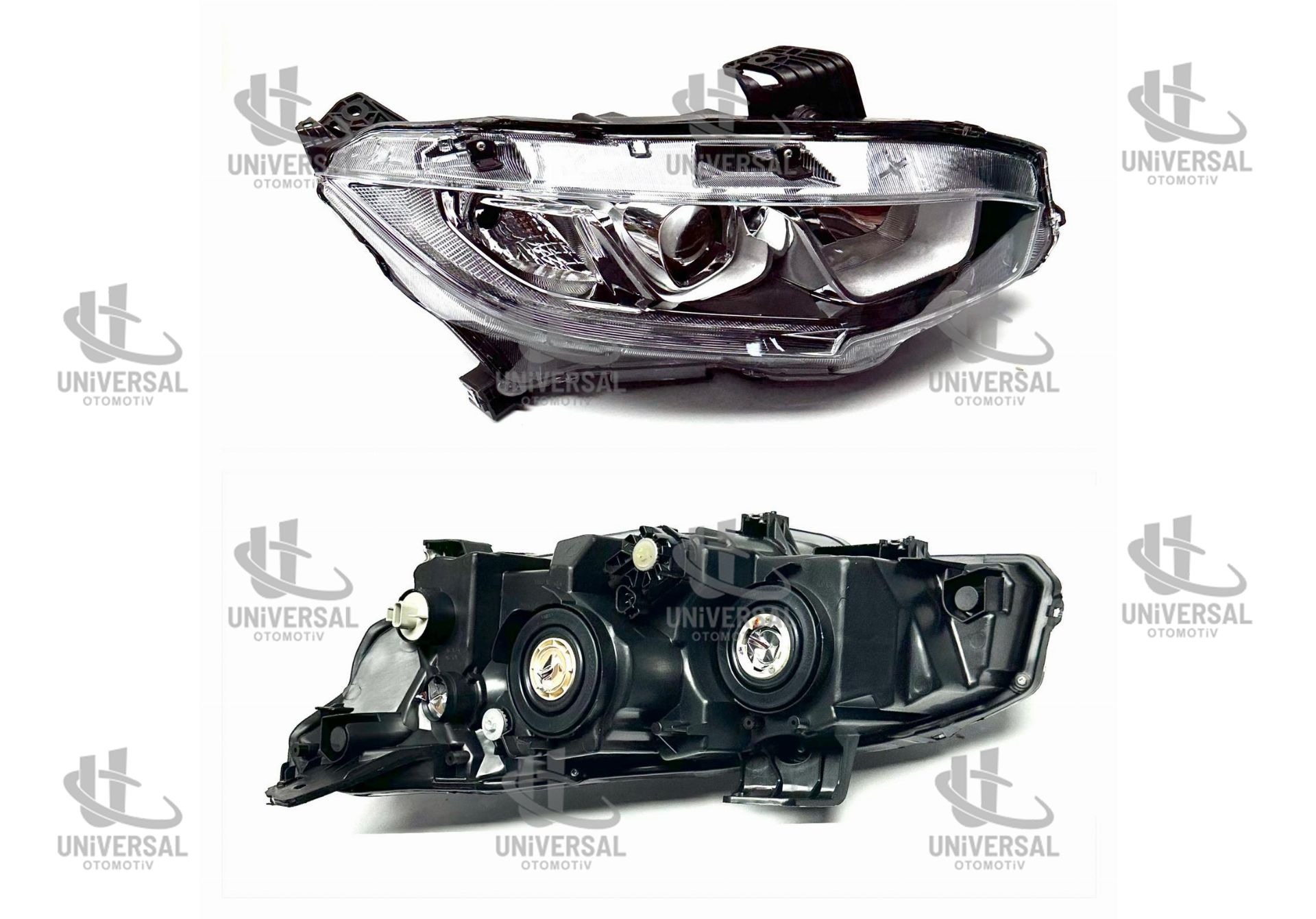 Honda Civic Sağ Far ( Ledsiz / Motor Üstünde / HatchBack ) Matsuba Marka 2016 / 2021 Model Yılları Arası 33100-TET-H01-T