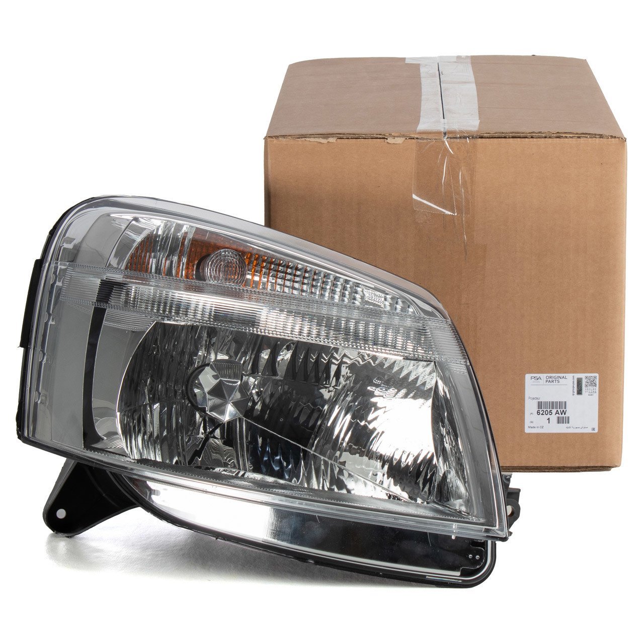 Peugeot Partner ( 2000 - 2009 ) Sağ Far ( Motorlu Tip ) Orjinal Psa Marka 6205aw