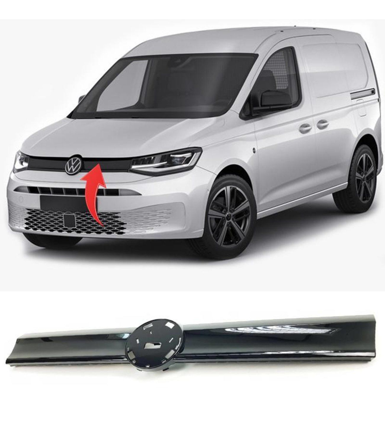 Volkswagen Caddy 2021 Sonrası Ön Panjur Trendline GKL Marka 2K7853651