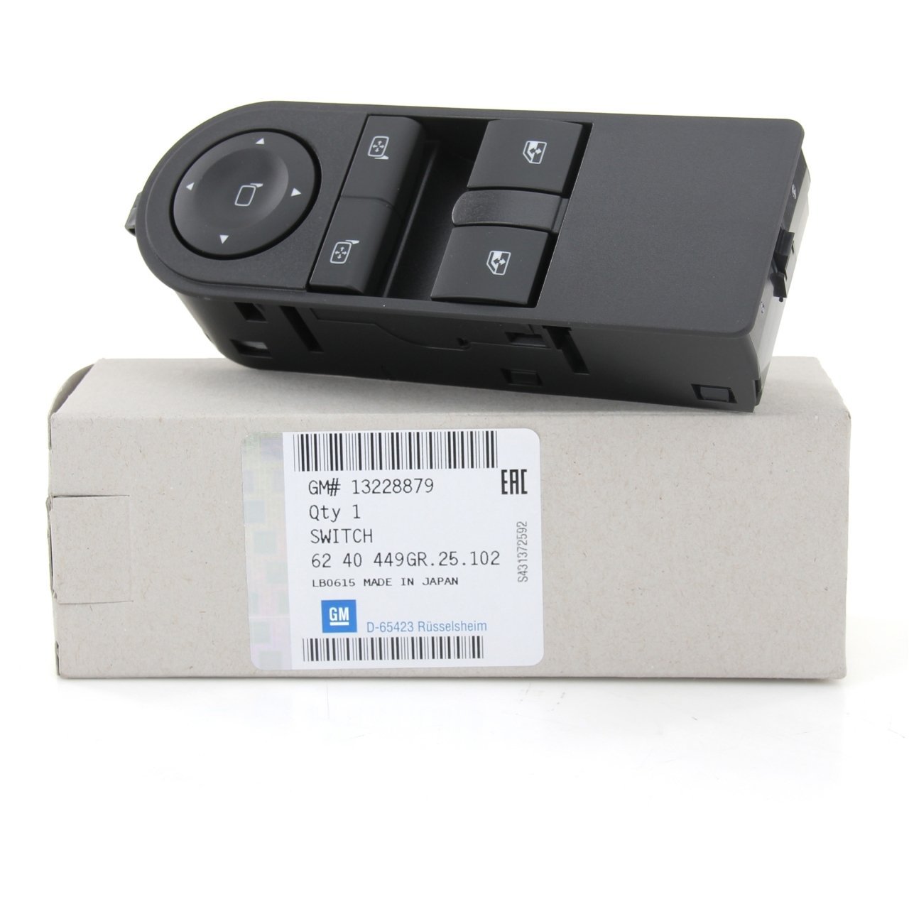 Opel Astra H İkili Cam Açma Anahatarı Gm Orjinal 6240449-13228879