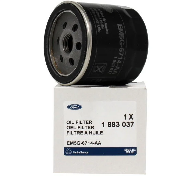 Ford Fiesta 2008-2012 1.0 Ecoboost Benzinli Yağ Filtresi Benzinli Orjinal Ford EM5G6714AA - 1007705