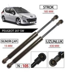 Peugeot 207 Station Wagon Bagaj Amortisör Takımı İthal Ürün 8731P8