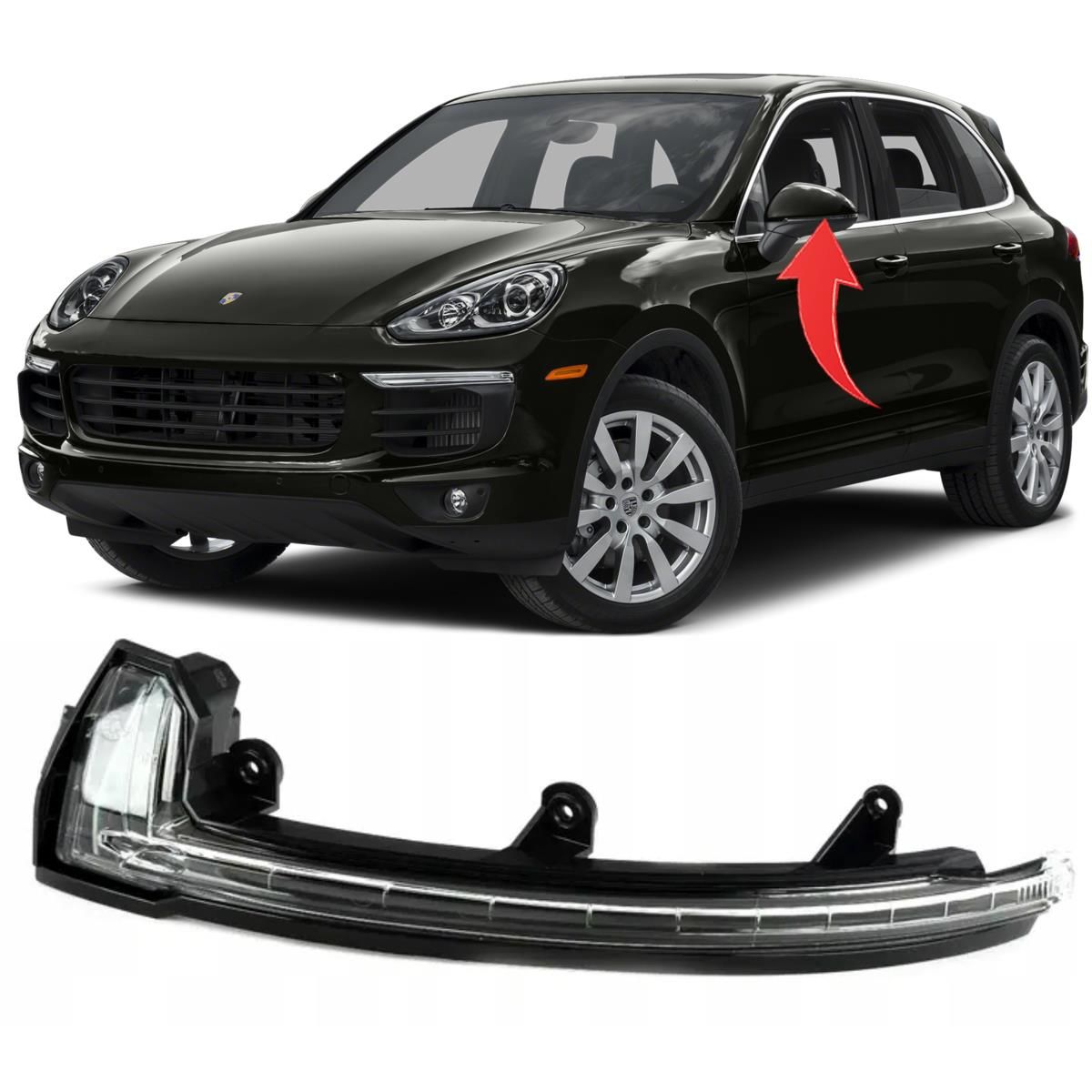 Porsche Cayenne Sol Ayna Sinyali 2015-2018 GKL Marka 95863110131