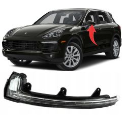 Porsche Cayenne Sol Ayna Sinyali 2015-2018 GKL Marka 95863110131