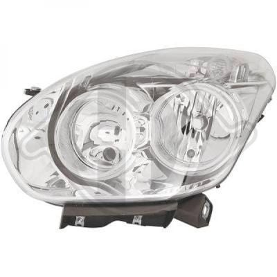 Fiat Doblo 2010 - 2014 Sol Ön Far Motorlu Ayfar Marka 51810672