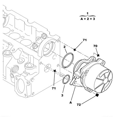 Citroen Berlingo 1.9 Fren Vakum Pompa Contaları PSA Orjinal 4556.05 - 4556.06