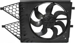 Volkswagen Polo Fan Motoru Davlumbazlı 3 Pin 2009-Wisco Marka  6R0121207QS1