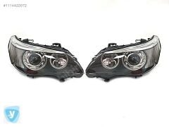 Bmw 5 Serisi E60 Kasa Sağ Ve Sol Xenon Far Takımı Komple Hella Marka 63127160193-63127160194