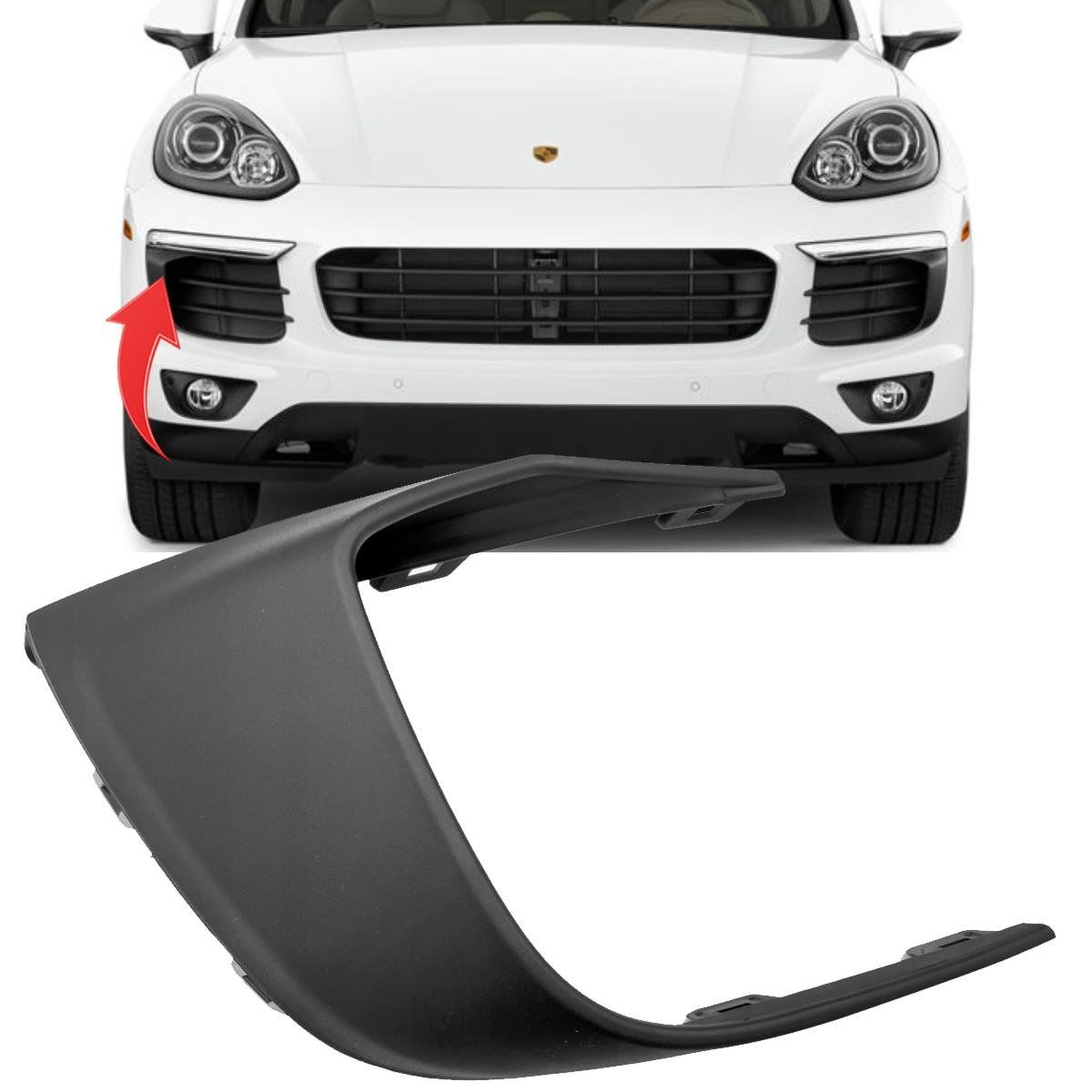 Porsche Cayenne Ön Tampon Izgara Çerçevesi Sağ 2015-2018 GKL Marka 95850594600