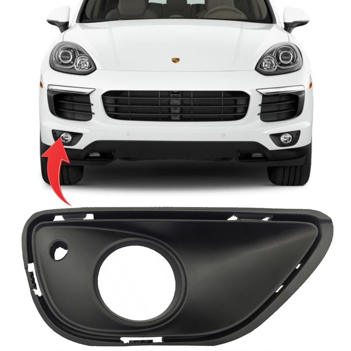 Porsche Cayenne Sağ Sis Kapağı 2015-2018 GKL Marka 95850582400